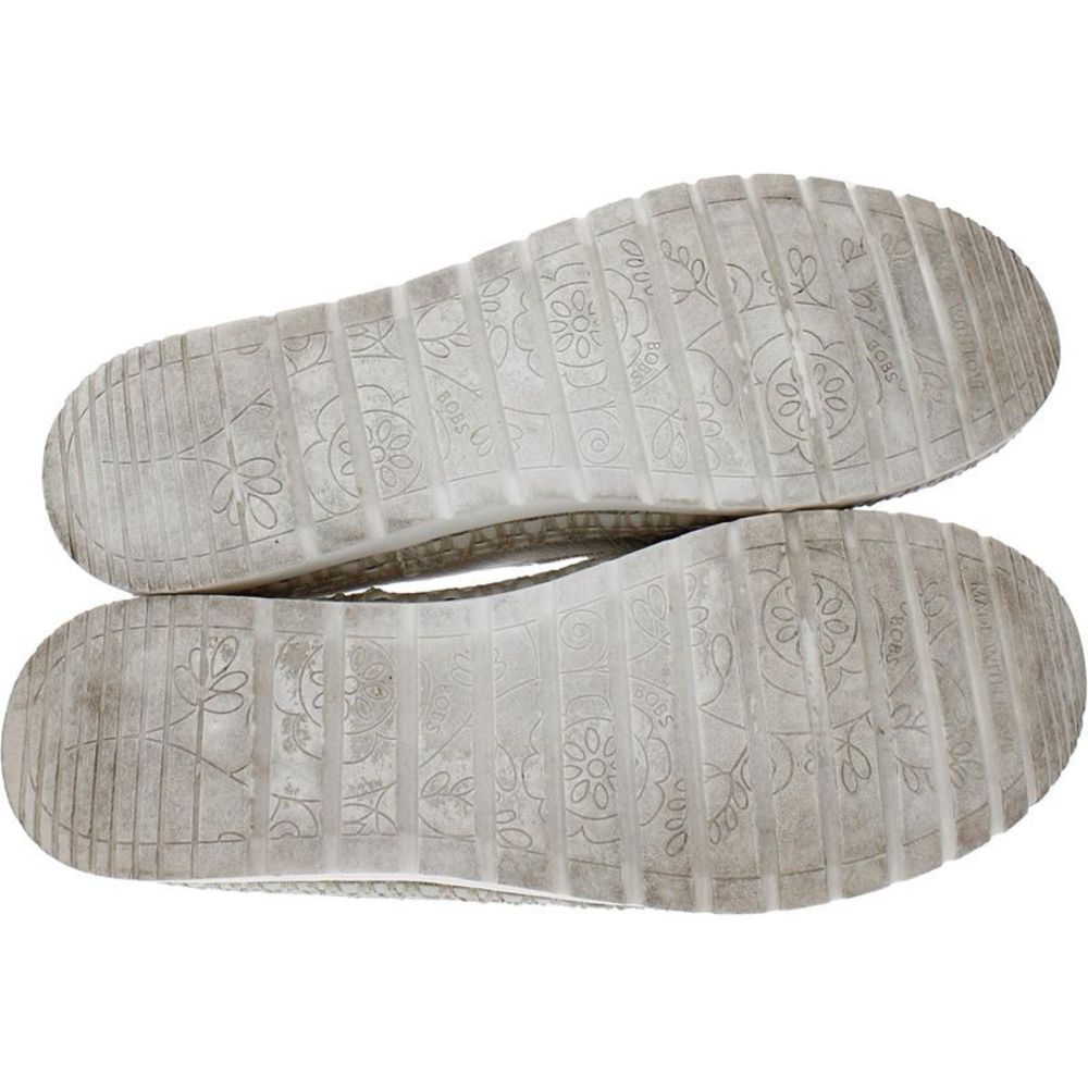 BOBS From Skechers Womens Flexpadrille 3.0 Dark Horse Beige Espadrilles Used - Picture 2 of 6